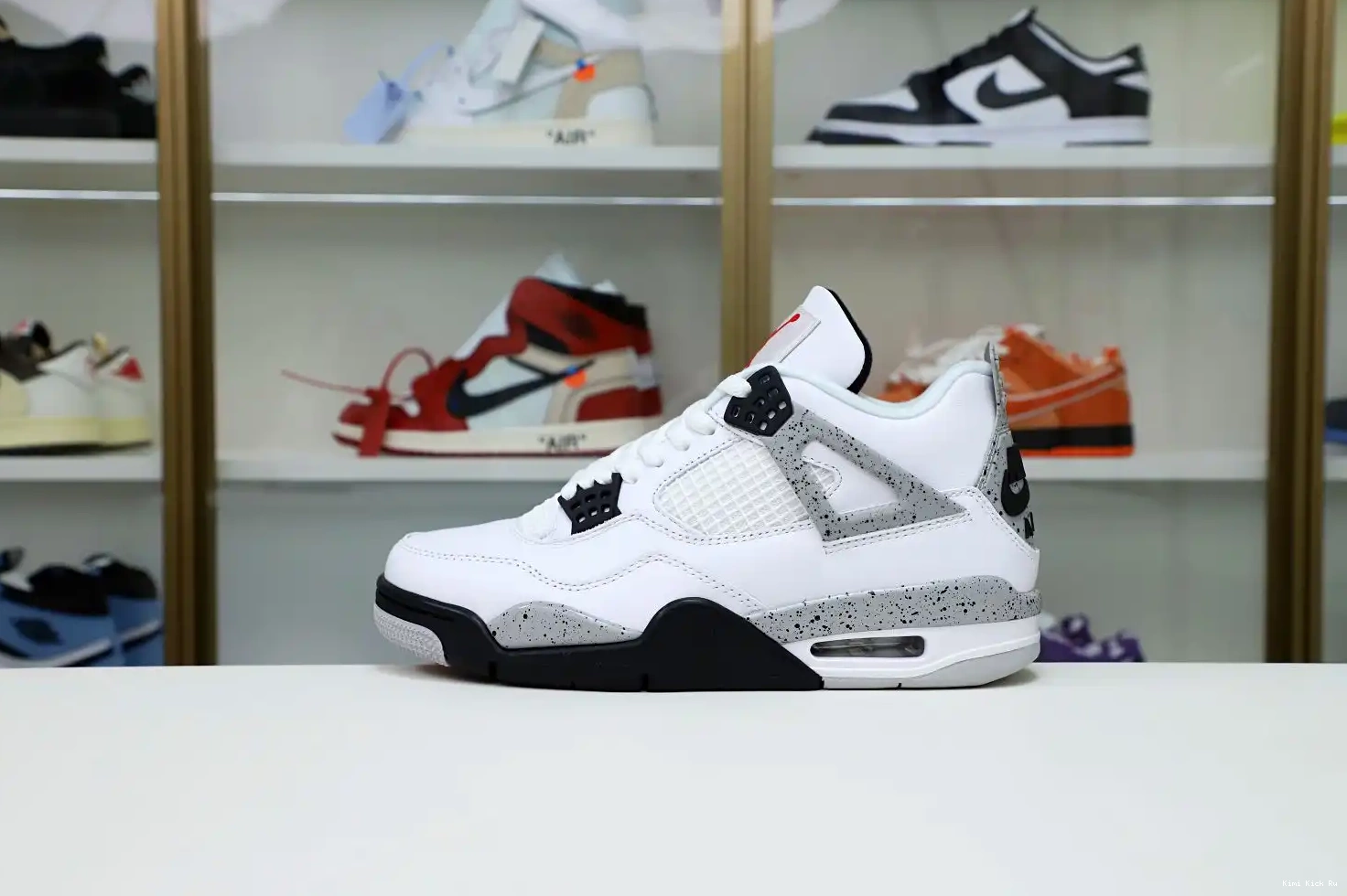 Retro Cement Air Jordan 4 White Kimikick 0414